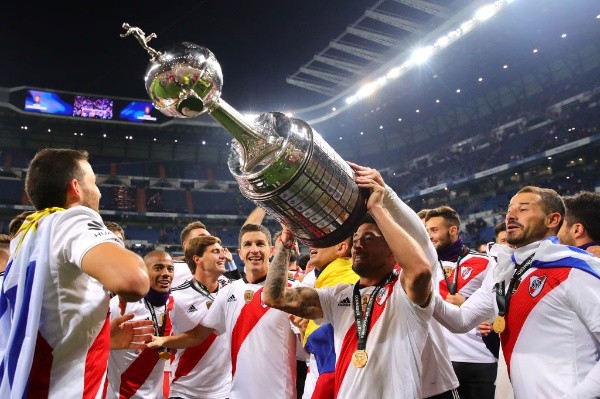 Campeón de la Libertadores frente a Boca, en España y ante los ojos de todo el mundo. (Foto: Getty)