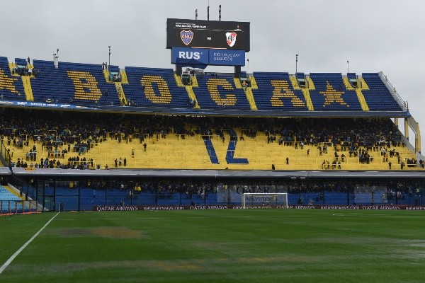 10 de noviembre de 2018: primera final ante Boca suspendida por lluvia.