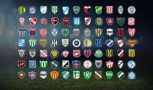 Entre los 77 clubes, 5 fueron campeones: River, Boca, Arsenal, Central y Huracán
