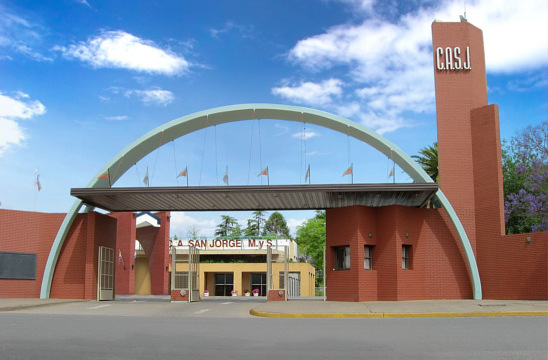 El Club Atlético San Jorge, sede donde la Reserva de River hará la pretemporada.
