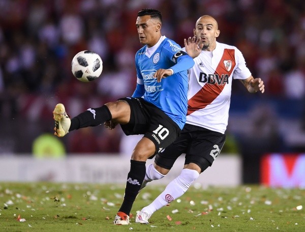 Antes de ir a River, Suárez tenía 2 goles en la Superliga 2018/19. (FOTO: Getty)