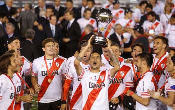 Otro de los grandes festejos: la Sudamericana 2014.