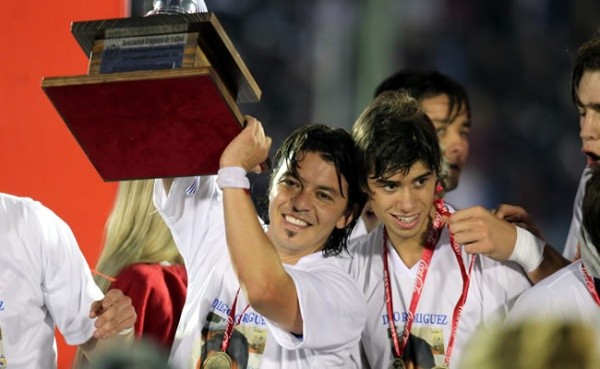 El día que Marcelo levantó el torneo uruguayo con Nacional.