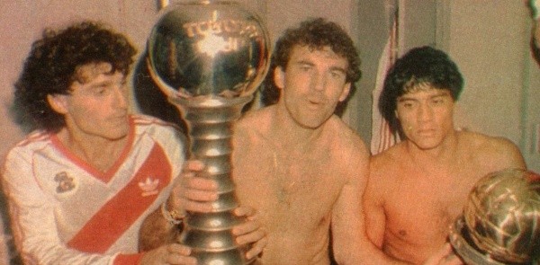 Ruggeri jugó en River entre los años 1985 y 1988: ganó una Libertadores y una Intercontinental.