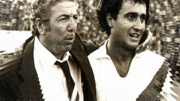 El Beto junto a Angelito Labruna, su gran maestro (Archivo)