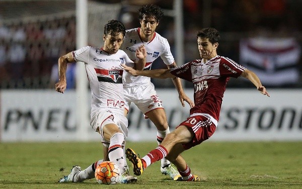 River y San Pablo se enfrentaron en la Copa Libertadores 2016.
