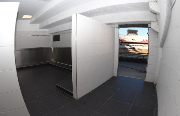 Los nuevos baños del Estadio Mnumental (Prensa River)