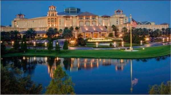 El hotel donde se hospedará River en Orlando. (Foto: Kissimmee Gaylord Palms Resort & Convention Center)