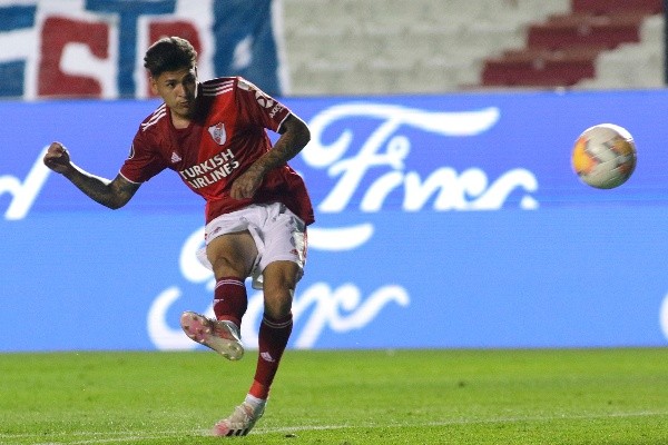 Jorge Carrascal tuvo un gran cierre de 2020, le convirtió un golazo a Nacional por la Libertadores. (Foto: Getty).
