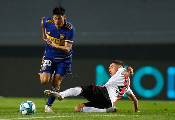 Montiel se lesionó ante Boca por la Copa Argentina. (Foto: Getty).