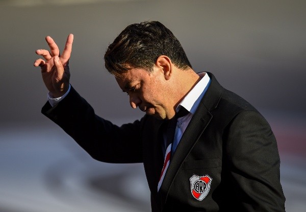 Marcelo Gallardo habló en conferencia de prensa y se refirió al liderazgo de River en la Liga Profesional. (Foto: Getty).