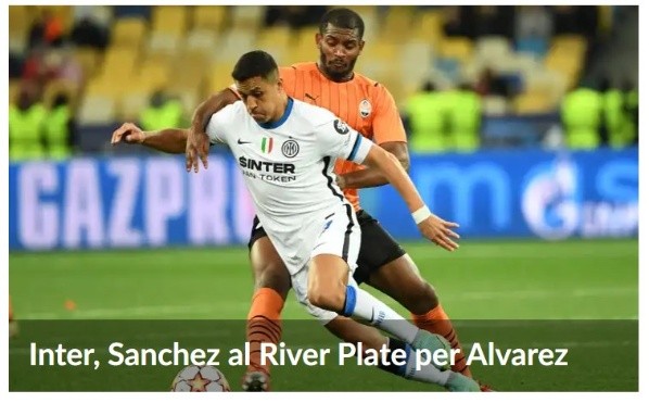 Inter buscaría que Alexis Sánchez ingrese en as negociaciones por Julián Álvarez. (Foto: Calciomercato).