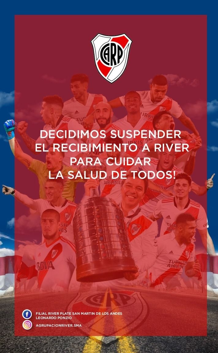 El mensaje de la Filial River Plate San Martin de los Andes Leonardo Ponzio