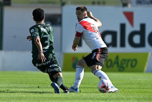 Felipe Peña Biafore volvió a ser titular y continúa sumando minutos. (Foto: Prensa River).