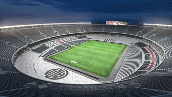 Así se verá el estadio una vez que finalicen las obras (Foto: Prensa River).