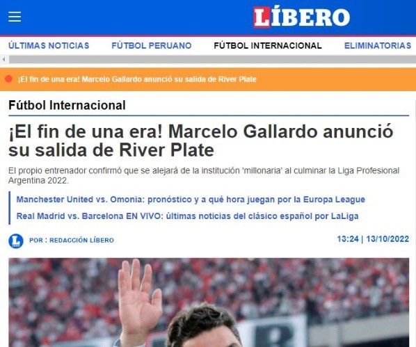 ¿Cómo tomó el mundo la salida del Muñeco de River? Las repercusiones en los distintos diarios tras el anuncio de Marcelo Gallardo