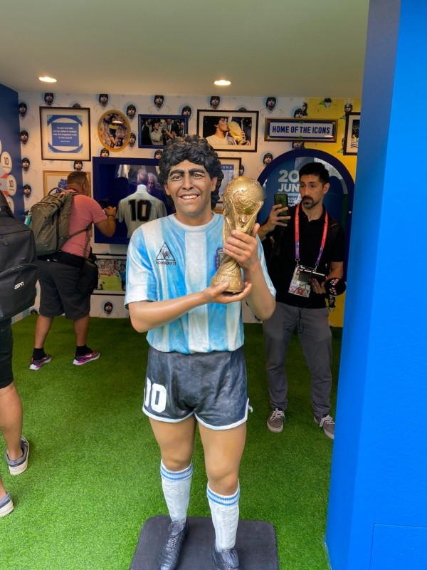 Maradona. (Foto: @GustavoYarroch).