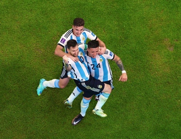 La escuela riverplatense copó la Selección Argentina. (Foto: Getty).