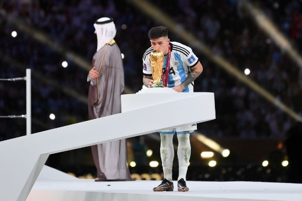 Enzo fue elegido el mejor jugador joven del Mundial de Qatar. (Foto: Getty).