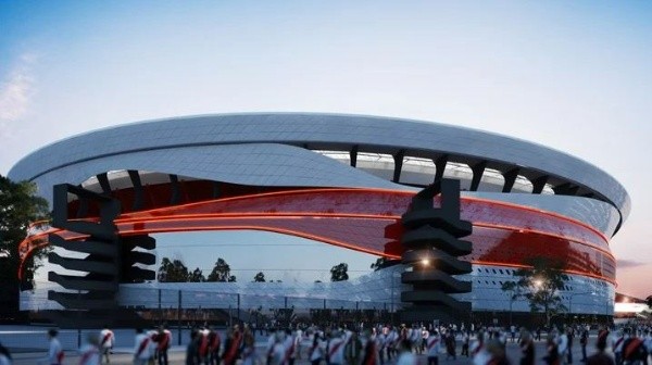 Así quedaría el Estadio Monumental, según la propuesta que presentó Caselli en 2021.