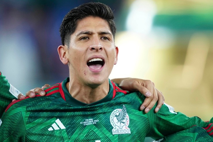 Ras Abu Aboud, Qatar, 22 de noviembre de 2022. Edson Álvarez, durante el partido de primera fase del Grupo C de la Copa Mundial de la FIFA Qatar 2022 entre la Selección Nacional de Mexico y la Selección de Polonia, celebrado en el estadio 974. Foto: Imago7/ Rafael Vadillo