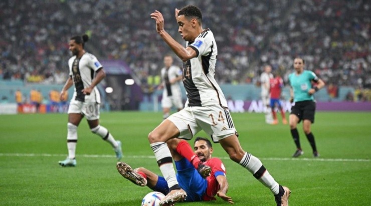 Musiala quiso y no pudo. (Getty Images)