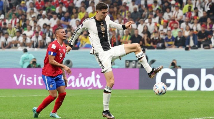 Havertz y la victoria. (Getty Images)