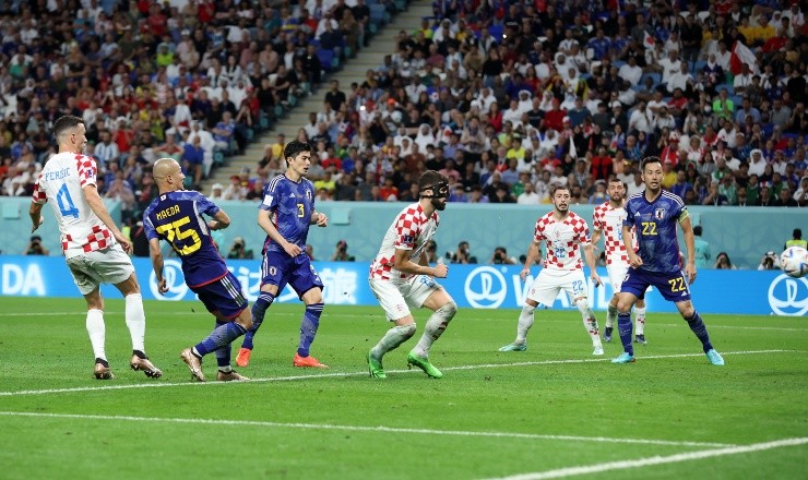 Maeda aprovechó un rebote para poner la merecida ventaja en favor de Japón (Getty Images)