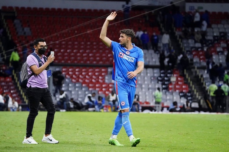 Santi Giménez en su último partido con la Máquina (Imago7)