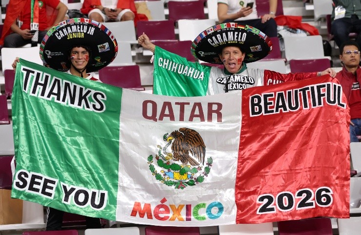 Fanáticos mexicanos en Qatar | Getty