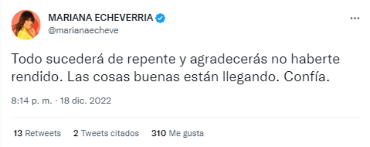 ¿Mariana Echeverría revela el futuro de Óscar Jiménez?