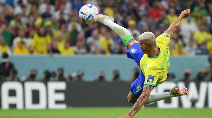 Richarlison anotó el mejor gol de Qatar 2022. (Getty Images)
