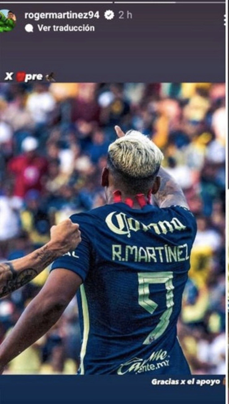 Roger Martínez se iría del América | Instagram