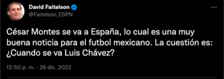 David Faitelson pide salida de Luis Chávez | Twitter