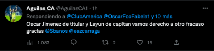 Críticas a Layún | Twitter