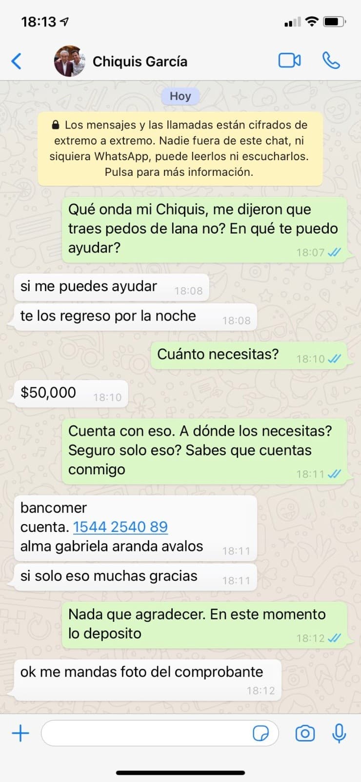 Teléfono del Chiquis García es intervenido y usado para un fraude; un hacker pide 50,000 pesos a sus contactos
