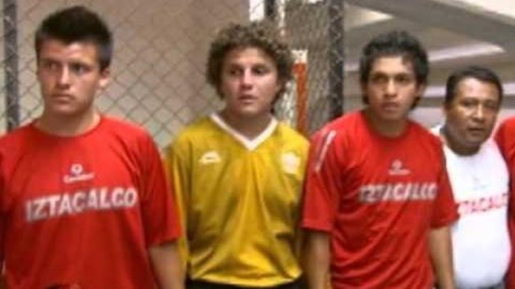 Tres jugadores de los inolvidables Valedores de Iztacalco.
