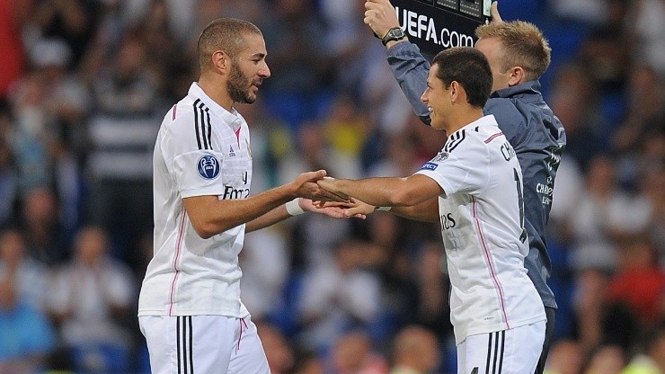 Real Madrid 2014-2015 Chicharito Hernández Karim Benzema