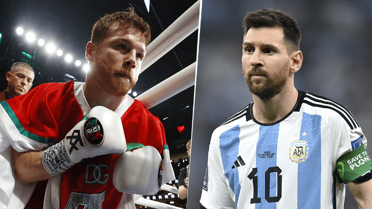 Canelo Álvarez vs. Lionel Messi, duelo de titanes