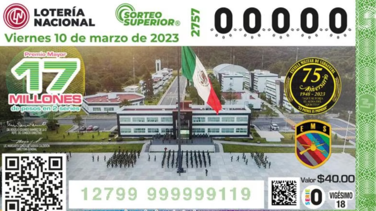 Resultados del Sorteo Superior del viernes 10 de marzo de 2023 en México