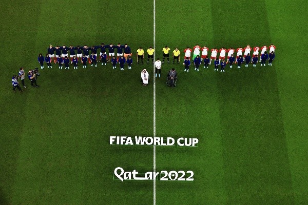 Francia y Polonia en el campo de juego (Getty Images)