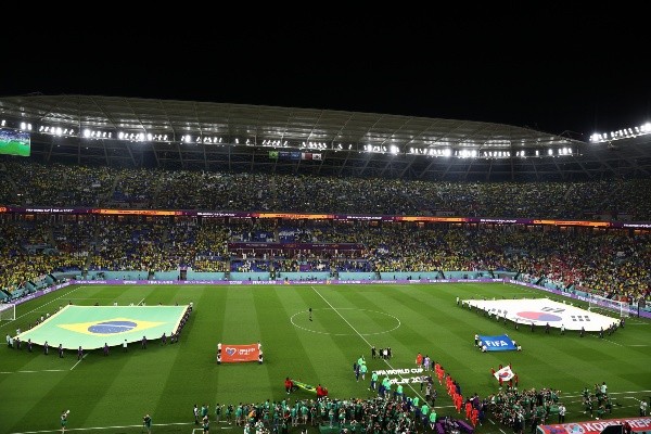 Brasil y Corea del Sur en el campo de juego (Getty Images)