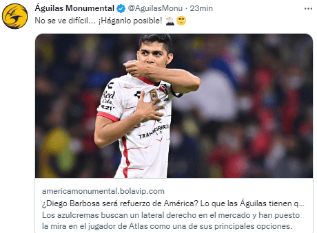 Twitter @AguilasMonu