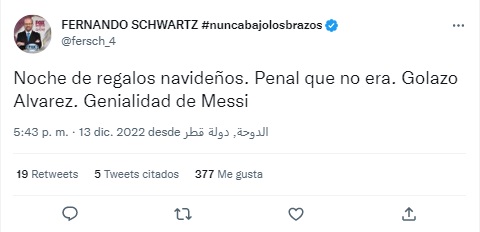 Foto: TW / Fernando Schawartz