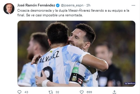 Foto: TW / José Ramón Fernández