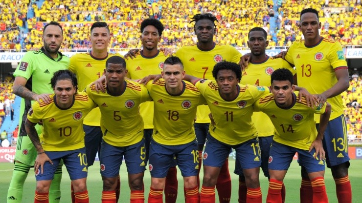 Selección de Colombia previo a un duelo internacional. (Foto: Twitter Selección Colombia)