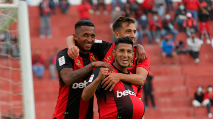 Con gol de Alexis Arias, FBC Melgar derrotó 1-0 a Deportivo Pereira en la 'Tarde Rojinegra'. Foto: FB Melgar