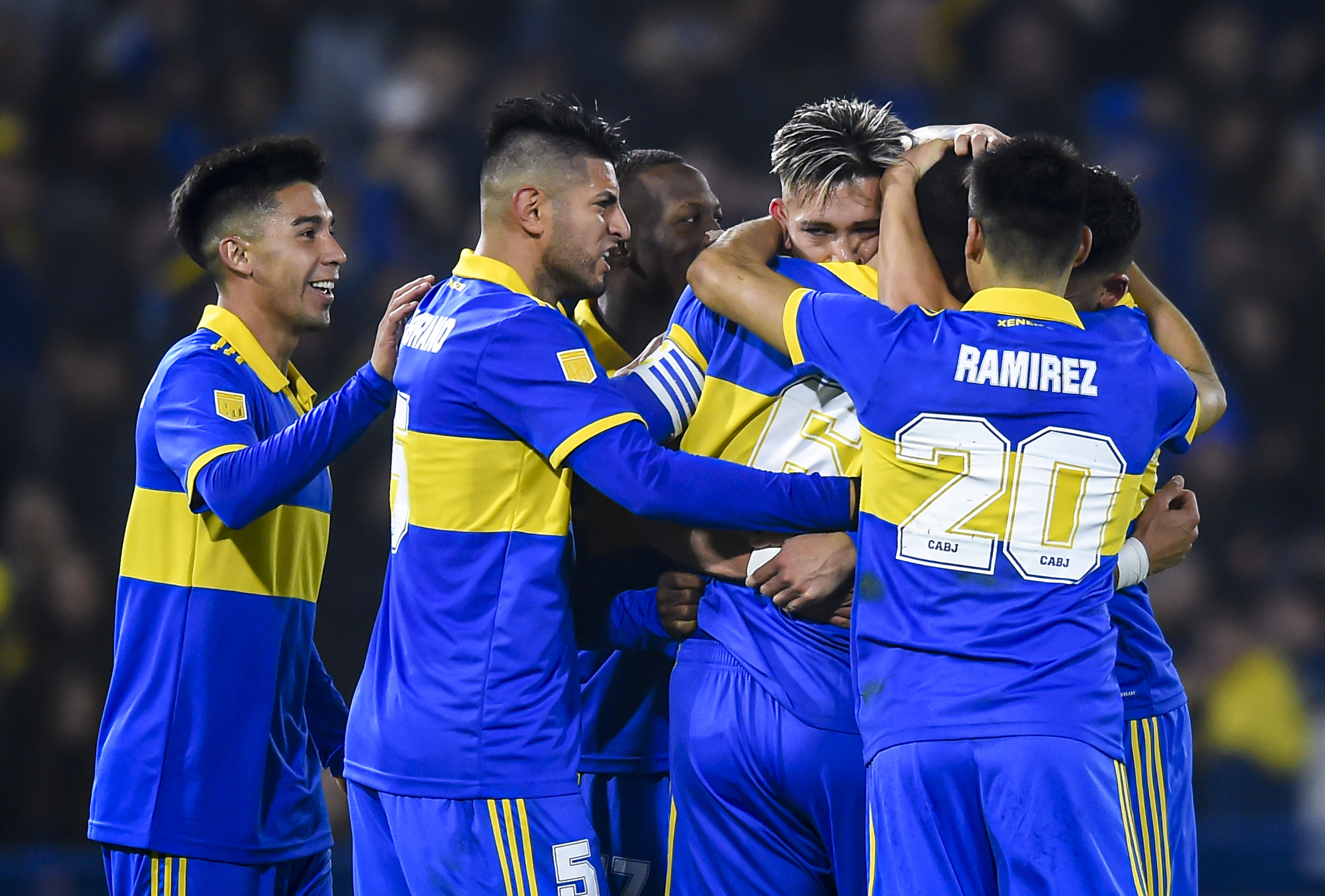 Boca Juniors venció 3-1 a Estudiantes por la fecha 10 de la Liga Profesional 2022. Foto: Getty