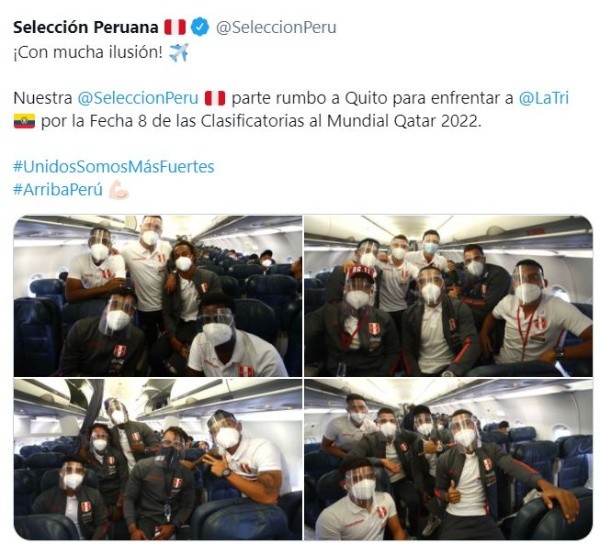 Foto: @SeleccionPeru/Twitter