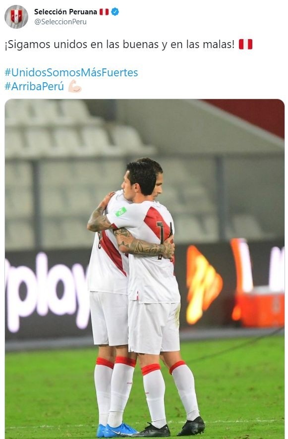 Foto: @SeleccionPeru/Twitter